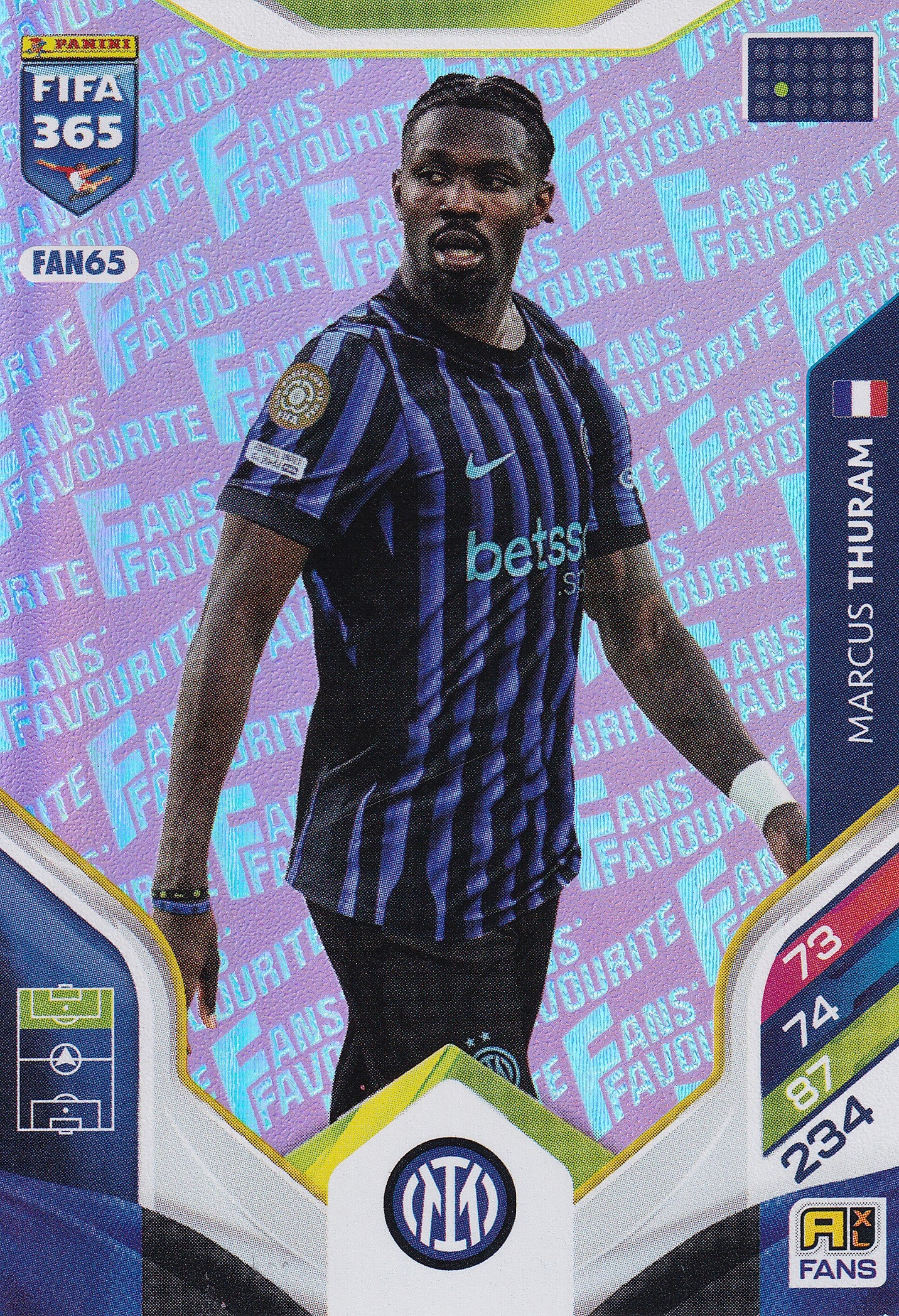 FAN-065. MARCUS THURAM - FC INTERNAZIONALE MILANO - FANS FAVOURITE - PINK