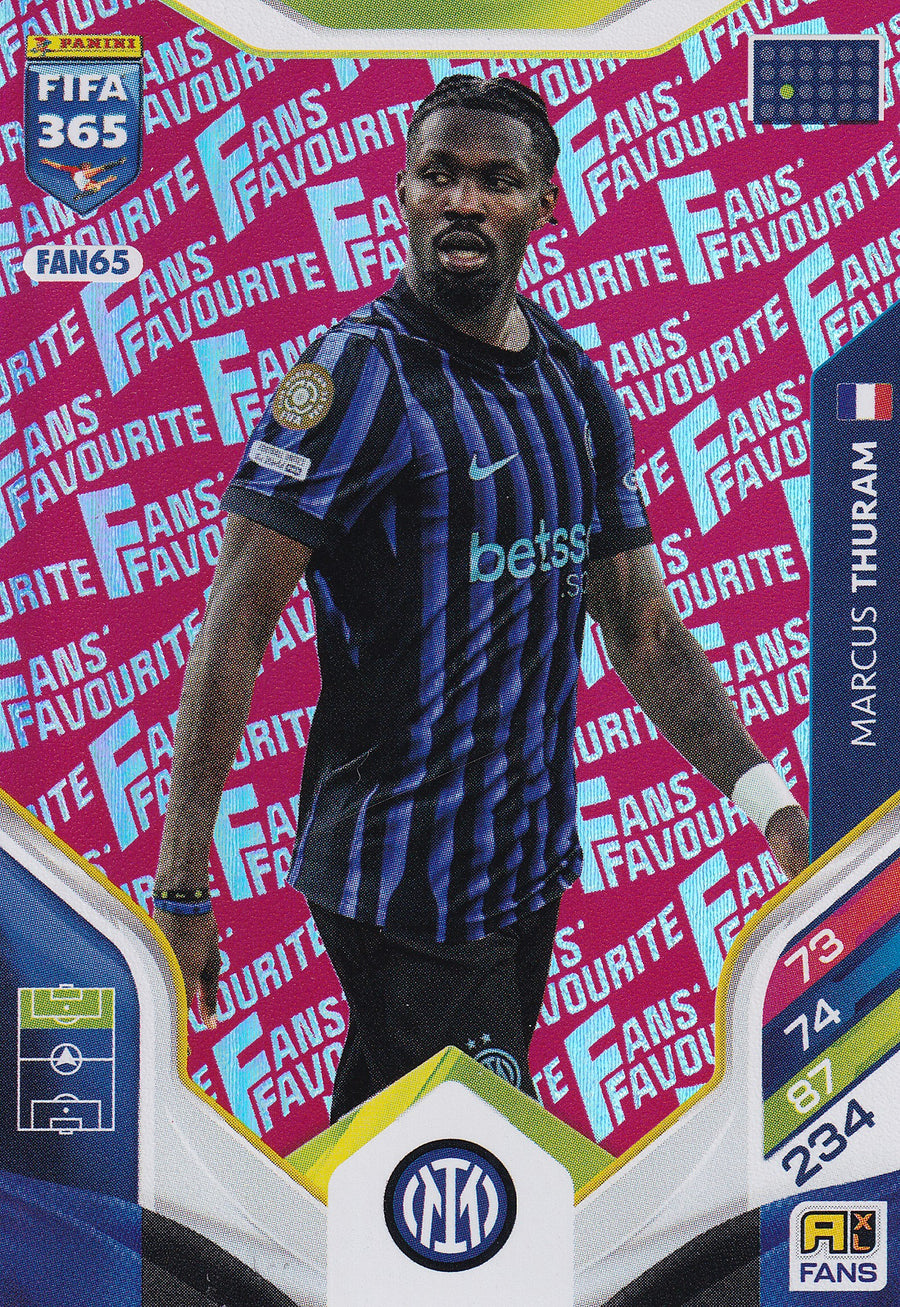 FAN-065. MARCUS THURAM - FC INTERNAZIONALE MILANO - FANS FAVOURITE - RED