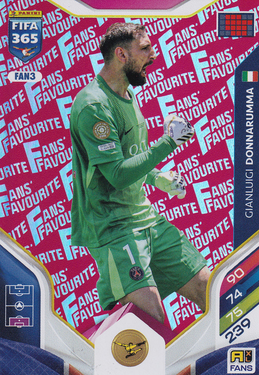 FAN-003. GIANLUIGI DONNARUMMA - PARIS SAINT-GERMAIN - FANS FAVOURITE - RED
