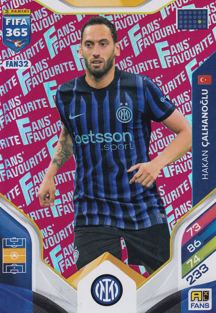 FAN-032. HAKAN CALHANOGLU - FC INTERNAZIONALE MILANO - FANS FAVOURITE - RED