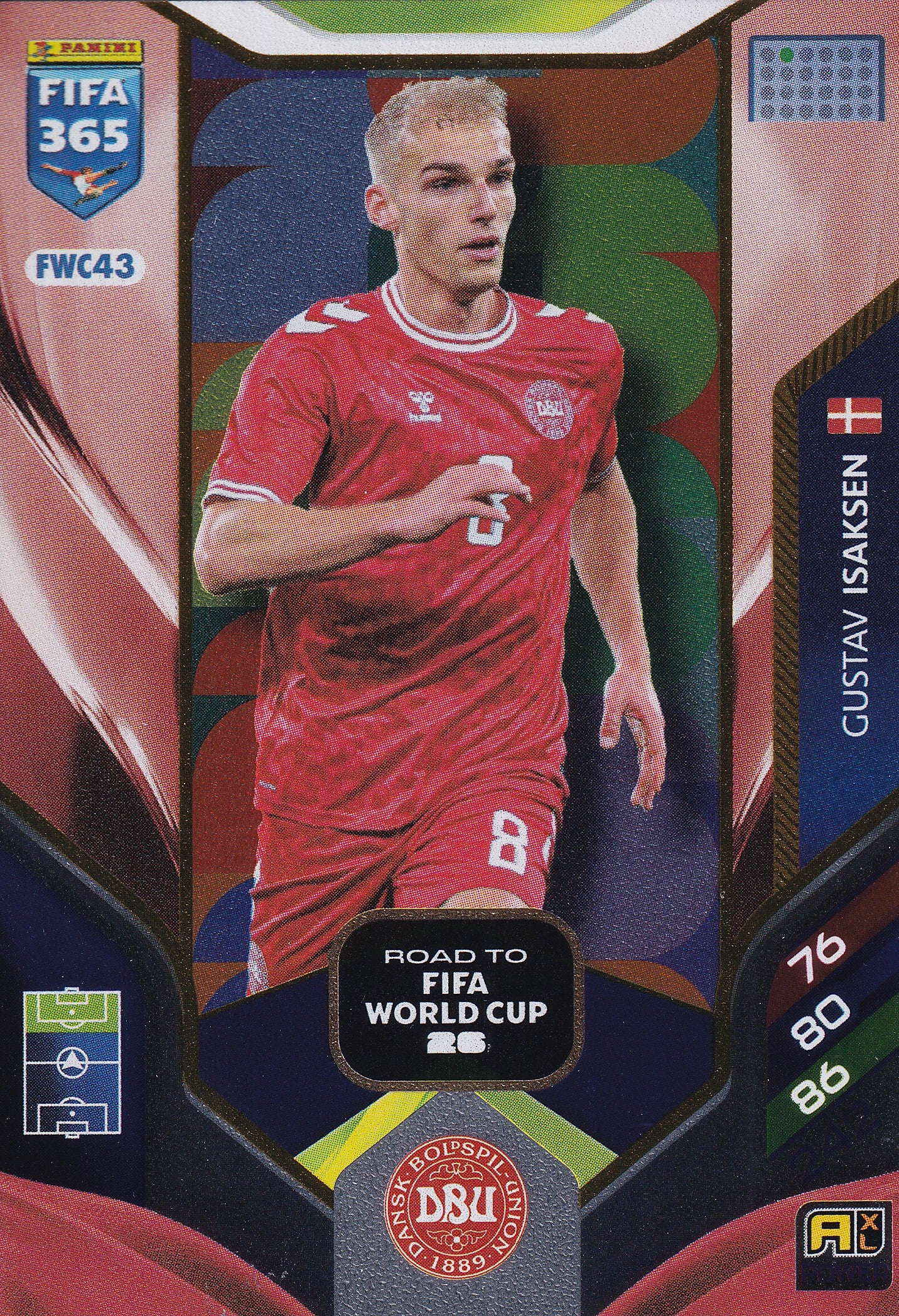 FW-43. GUSTAV ISAKSEN - DENMARK - ROAD TO FIFA WORLD CUP 2026