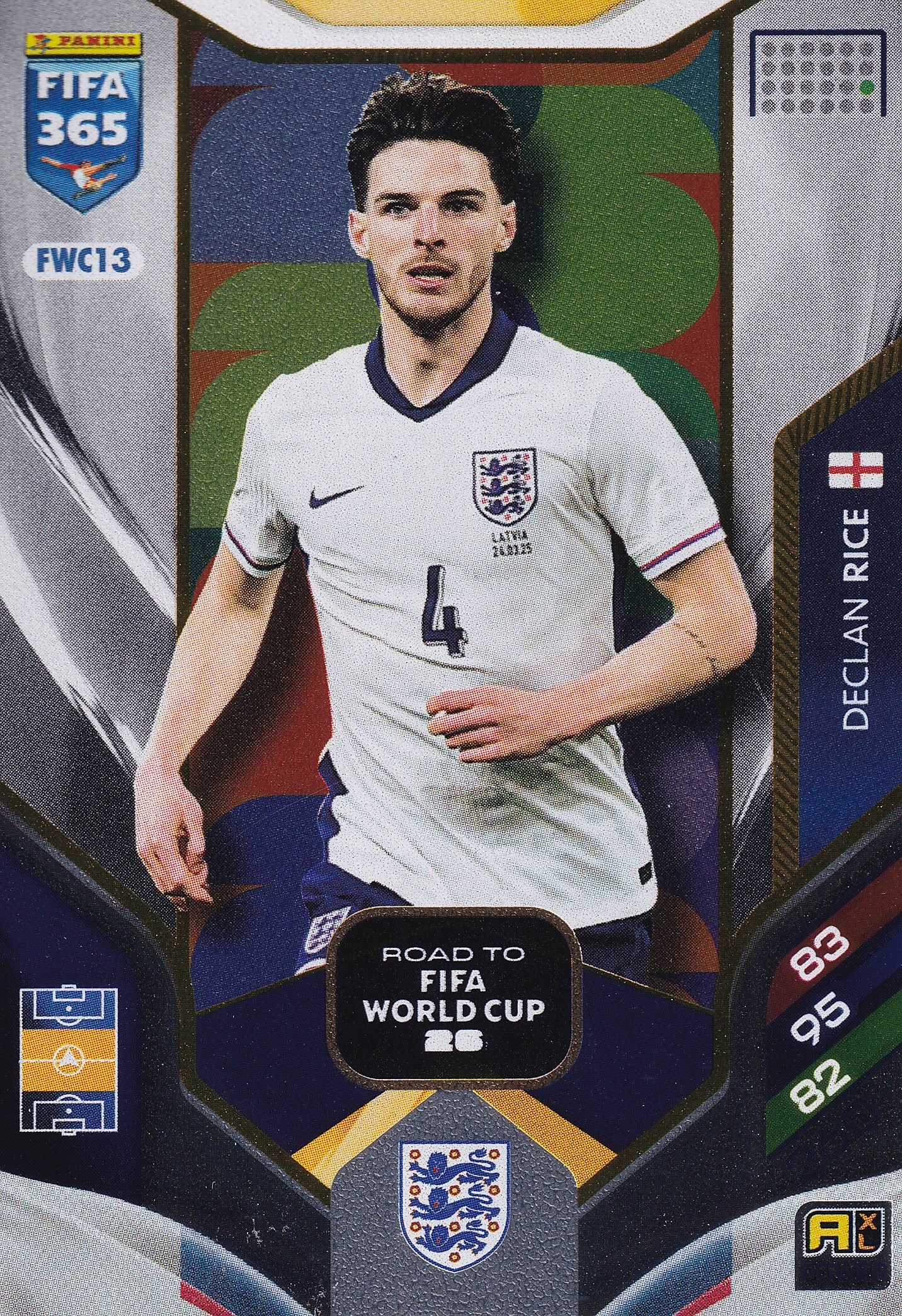 FW-13. DECLAN RICE - ENGLAND - ROAD TO FIFA WORLD CUP 2026