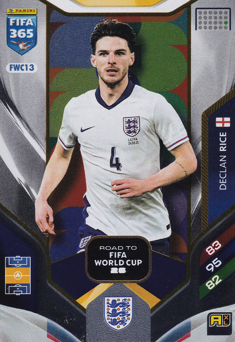 FW-13. DECLAN RICE - ENGLAND - ROAD TO FIFA WORLD CUP 2026