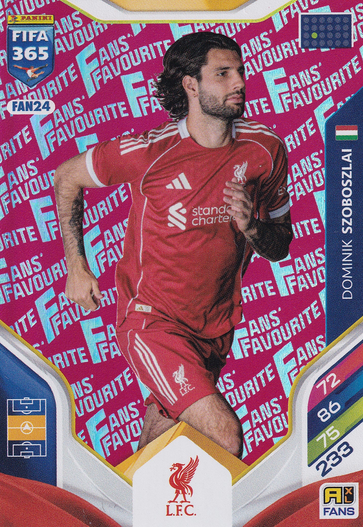 FAN-024. DOMINIK SZOBOSZLAI - FANS FAVOURITE - RED