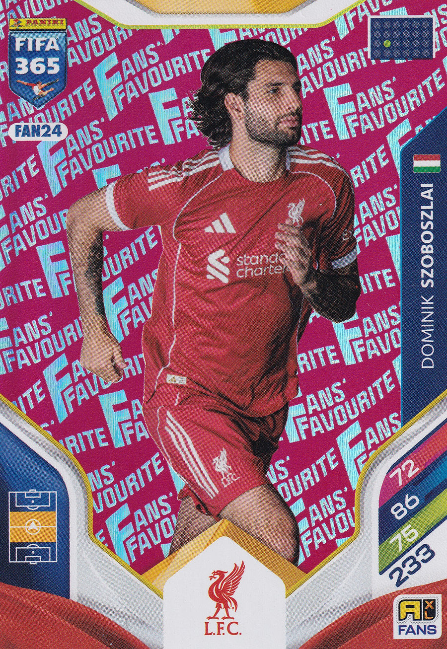 FAN-024. DOMINIK SZOBOSZLAI - FANS FAVOURITE - RED