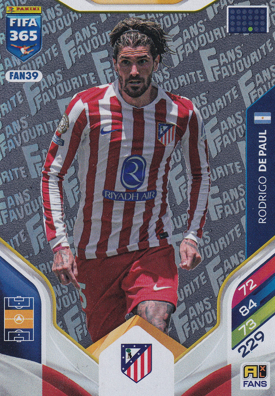 FAN-39. RODRIGO DE PAUL - ATLETICO DE MADRID - FANS FAVOURITE