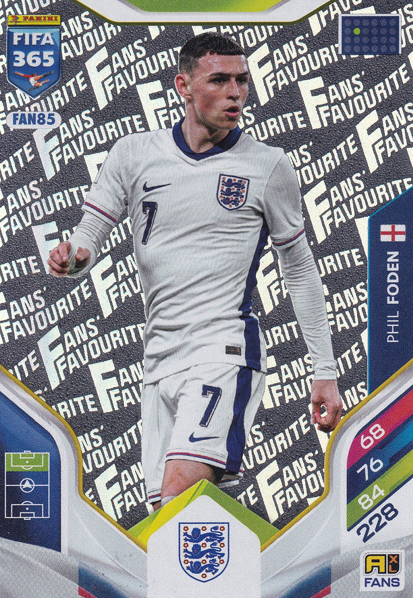 FAN-85. PHIL FODEN - ENGLAND - FANS FAVOURITE