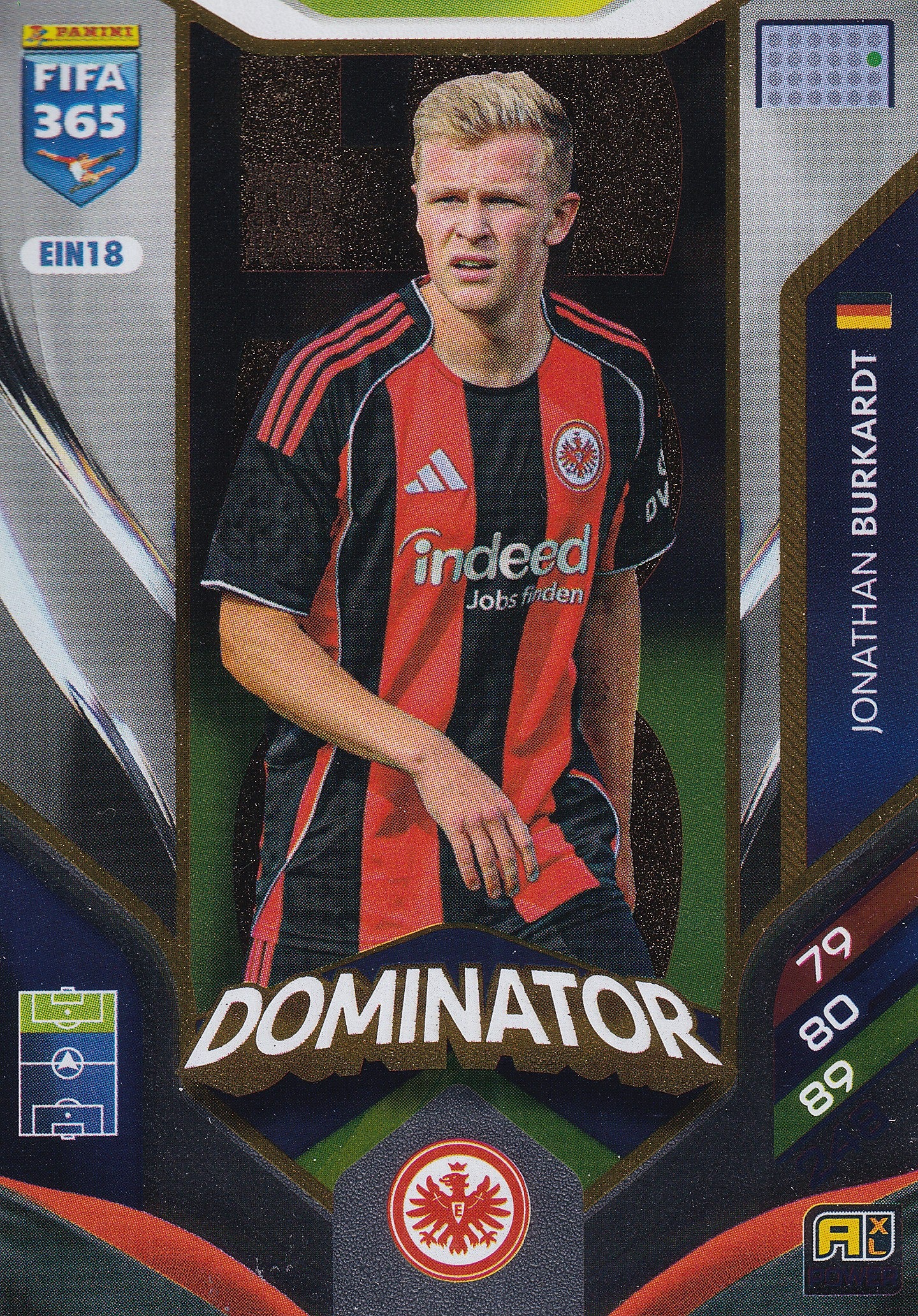 117 - EIN18. JONATHAN BURKARDT - EINTRACHT FRANKFURT - DOMINATOR