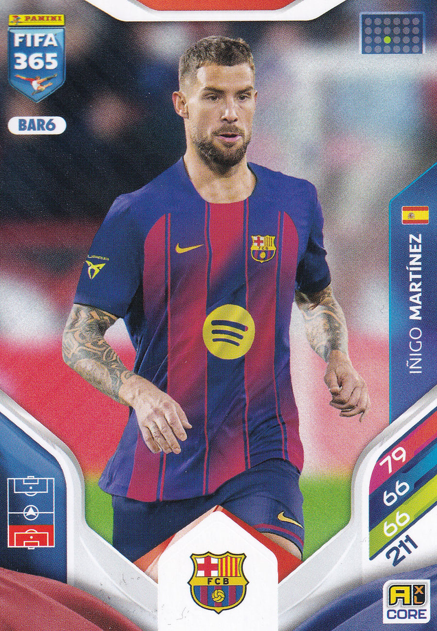 266 - BAR6. IÑIGO MARTINEZ - FC BARCELONA