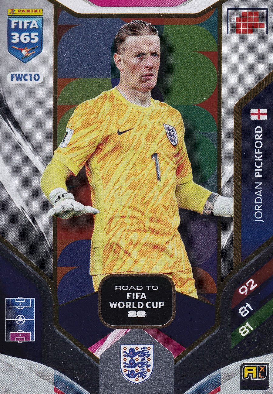 FW-10. JORDAN PICKFORD - ENGLAND - ROAD TO FIFA WORLD CUP 2026