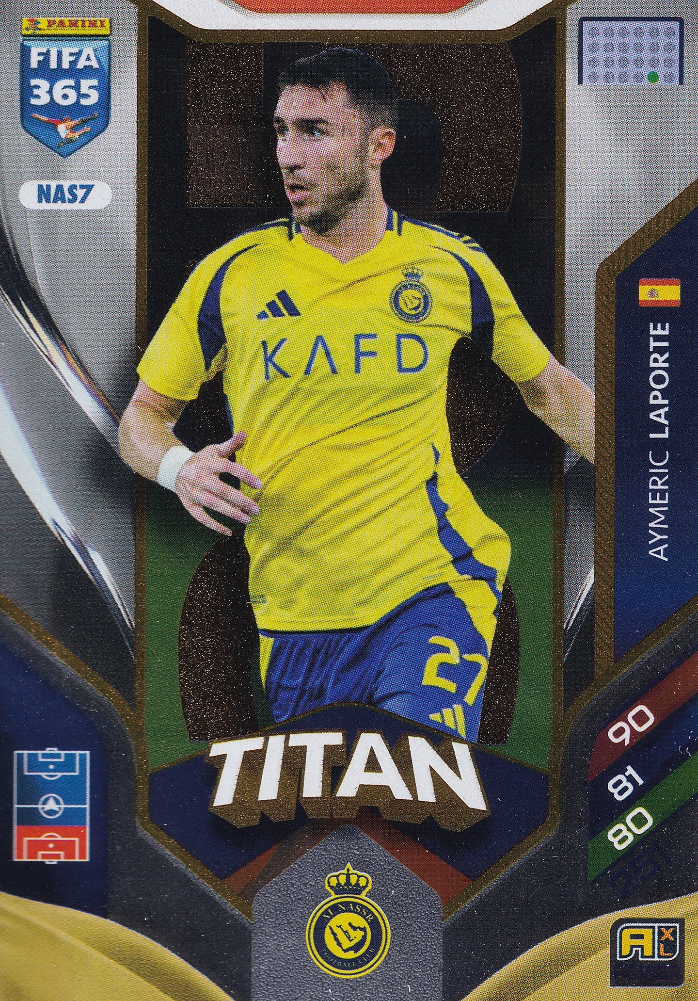 231 - NAS7. AYMERIC LAPORTE - AL-NASSR - TITAN