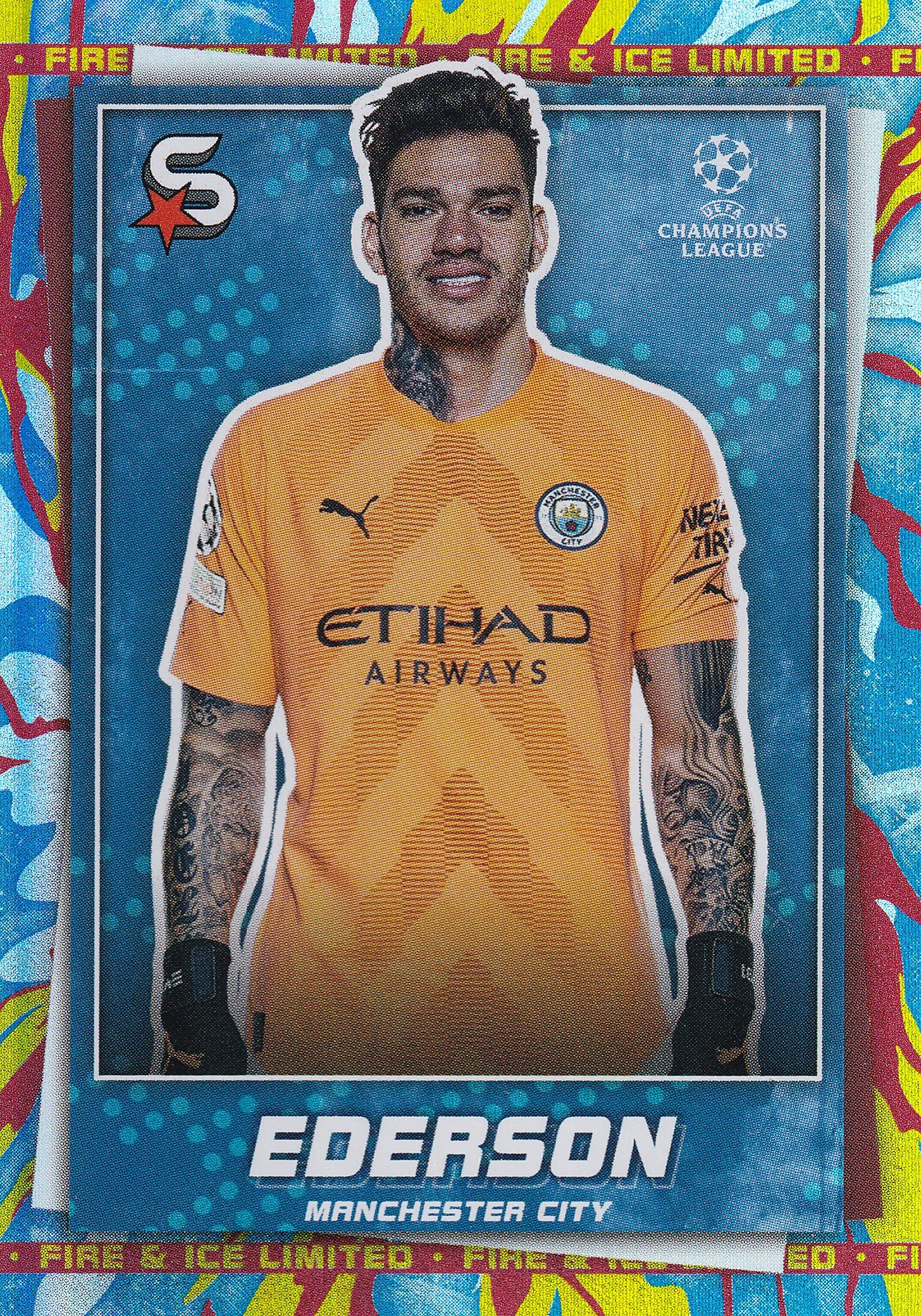 001. EDERSON - MANCHESTER CITY - FIRE & ICE LIMITED