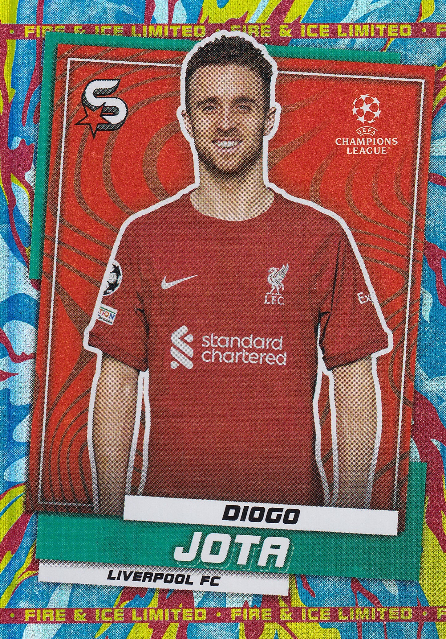 018. DIOGO JOTA - LIVERPOOL - FIRE & ICE LIMITED