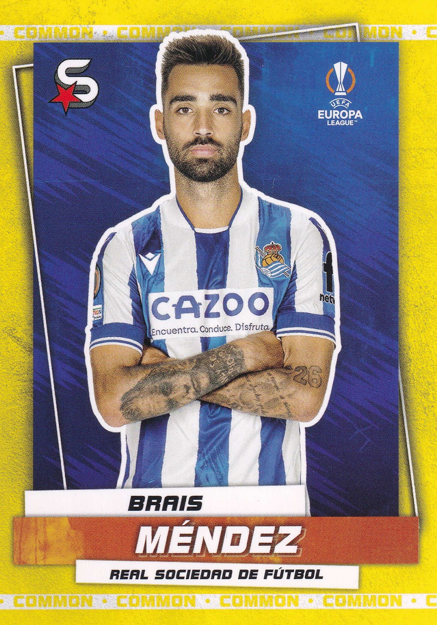 177. BRAIS MENDEZ - REAL SOCIEDAD DE FUTBOL - COMMON