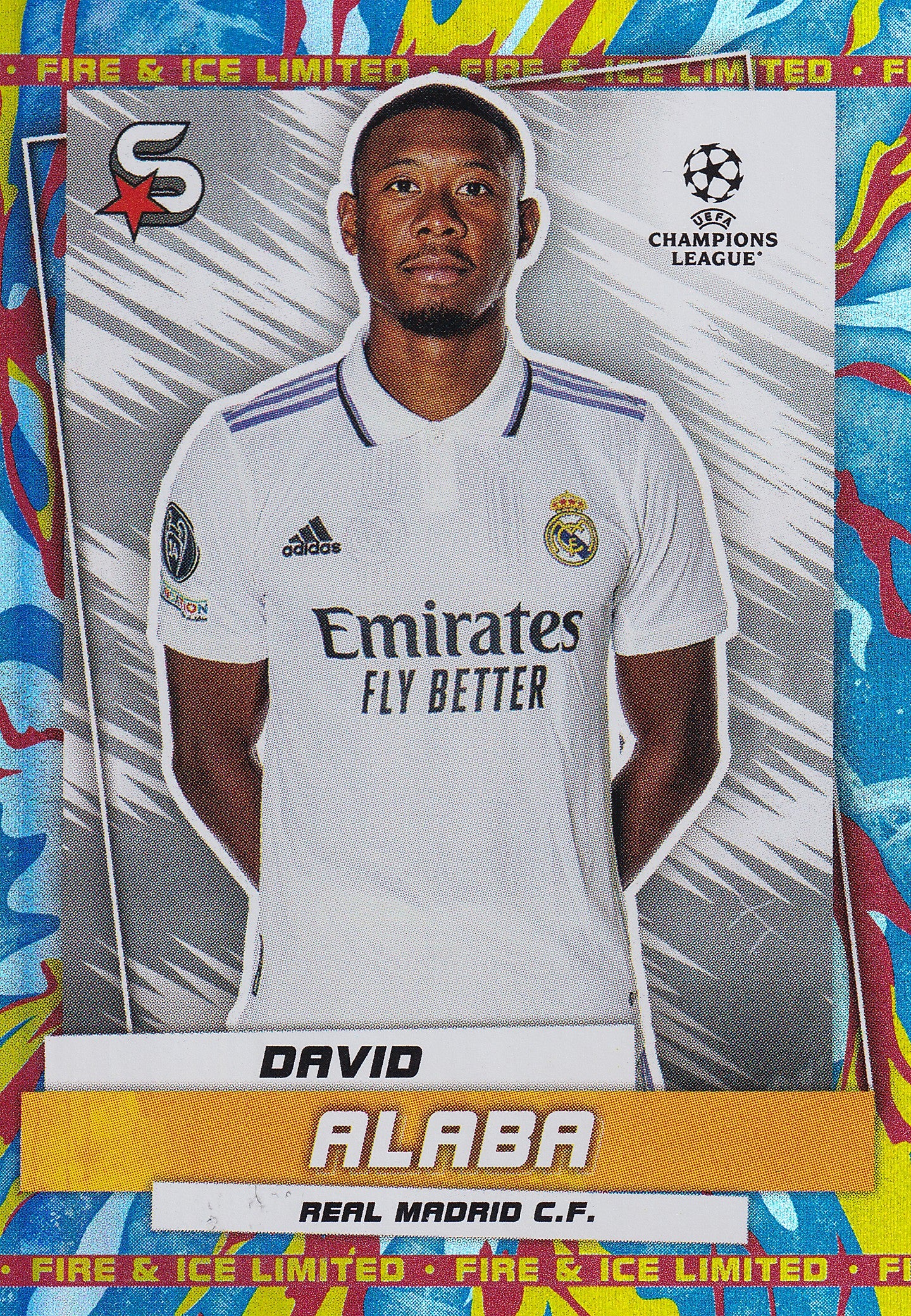 038. DAVID ALABA - REAL MADRID - FIRE & ICE LIMITED