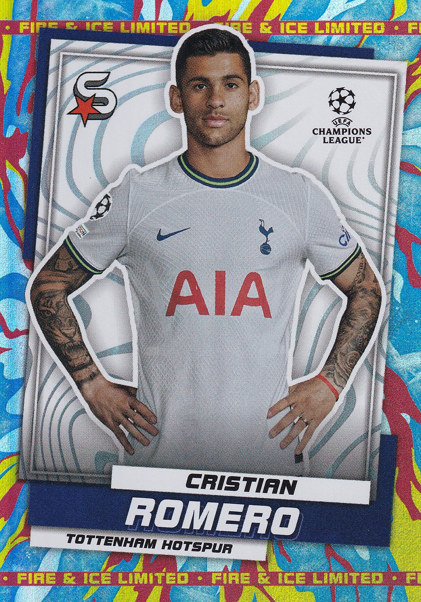 030. CHRISTIAN ROMERO - TOTTENHAM HOTSPUR - FIRE & ICE LIMITED