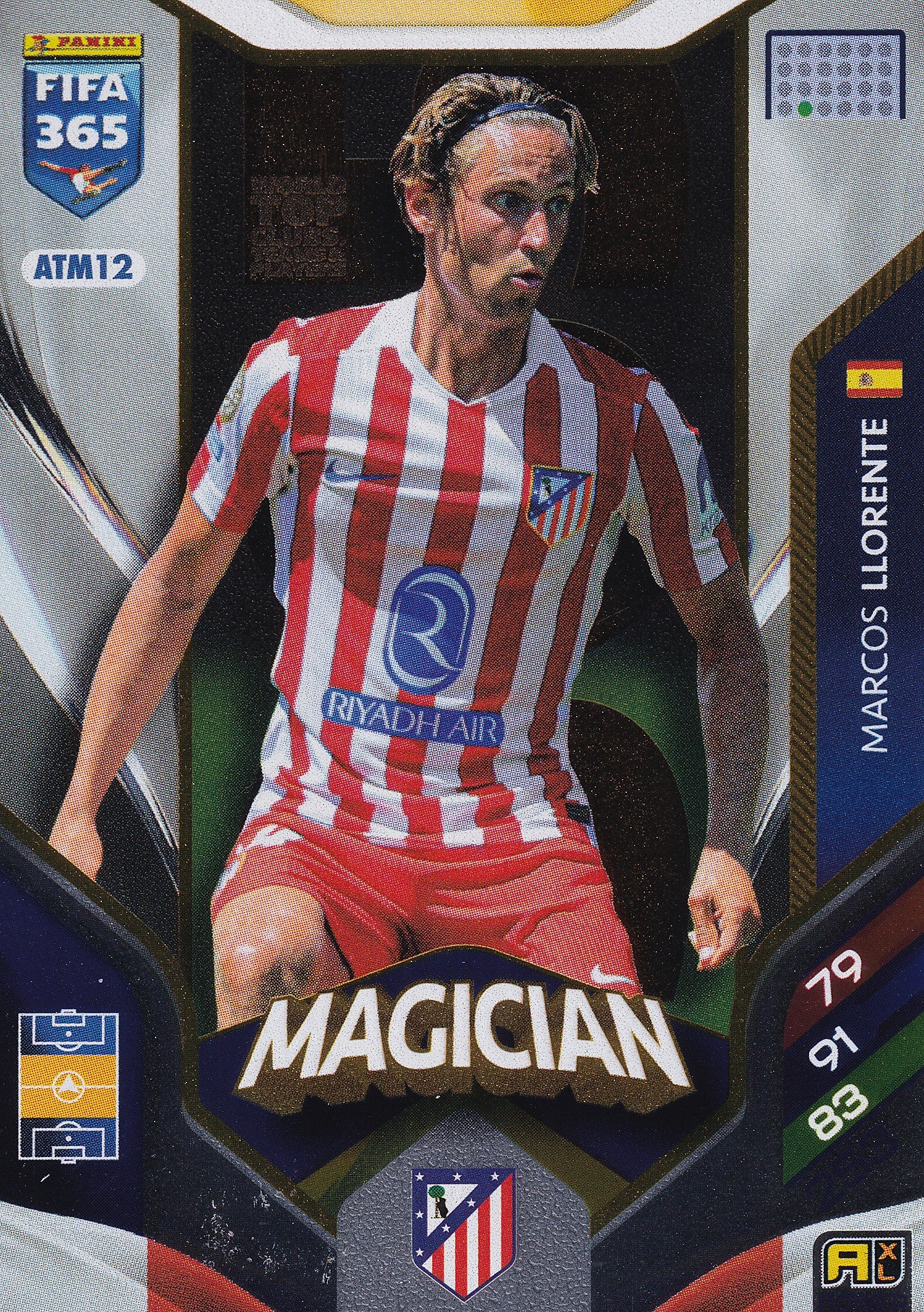 254 - ATM12. MARCOS LLORENTE - ATLETICO DE MADRID - MAGICIAN