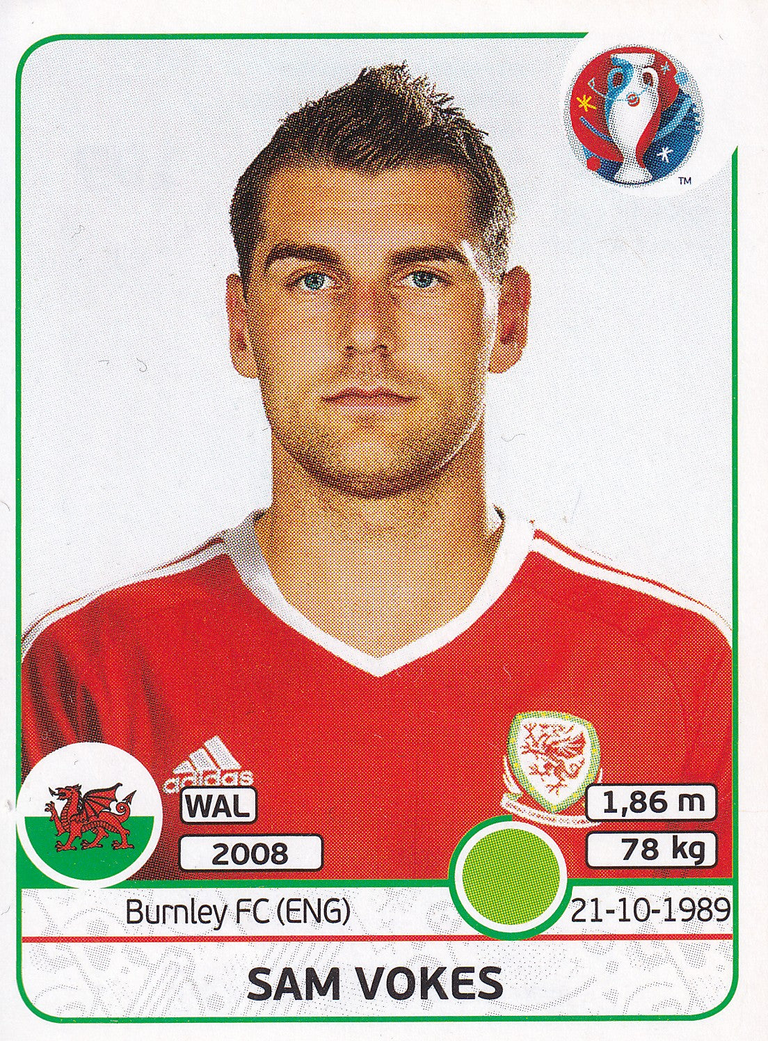 199. SAM VOKES - WALES