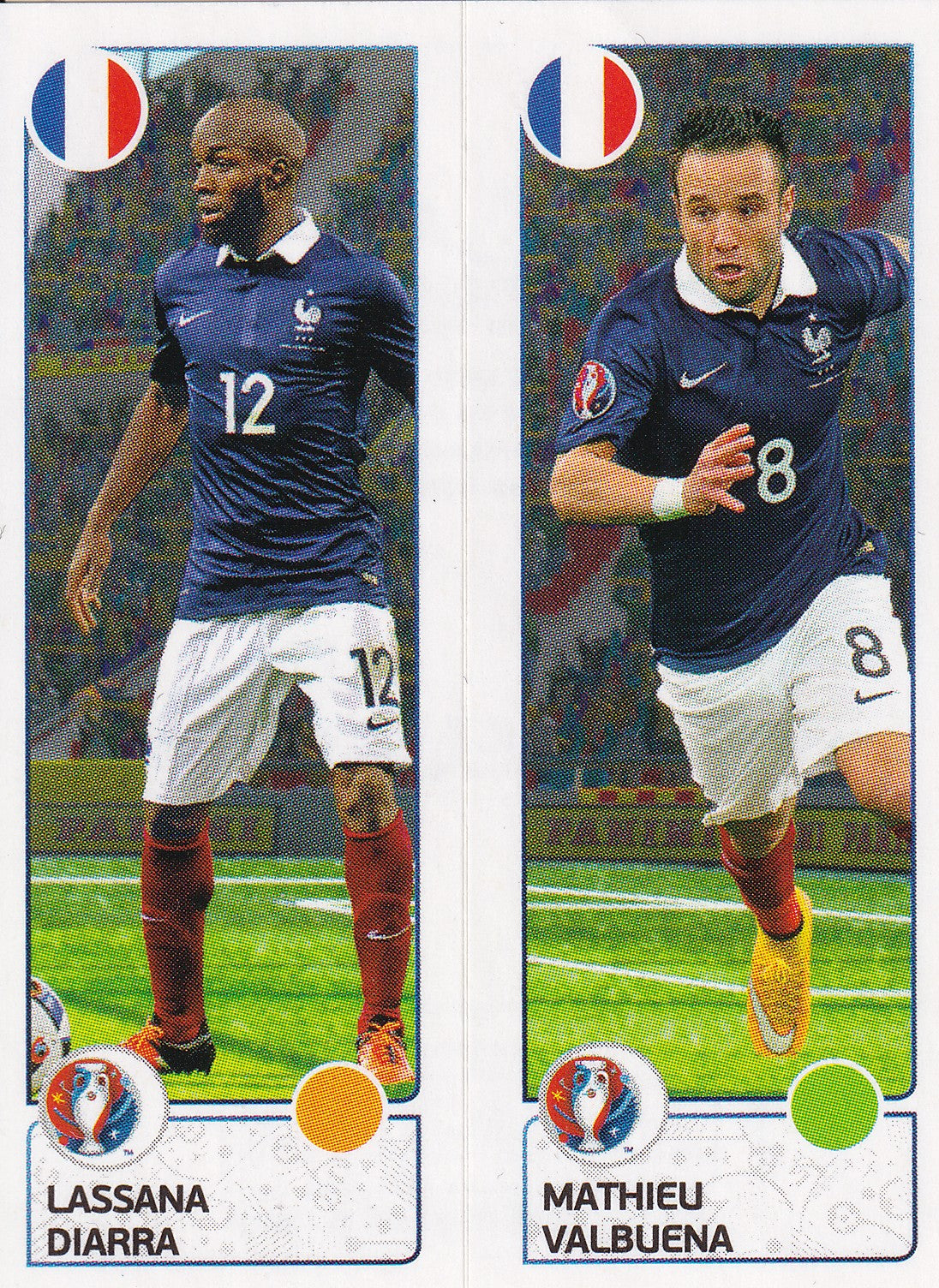 041. A-B. LASSANA DIARRE - MATHIEU VALBUENA - FRANCE