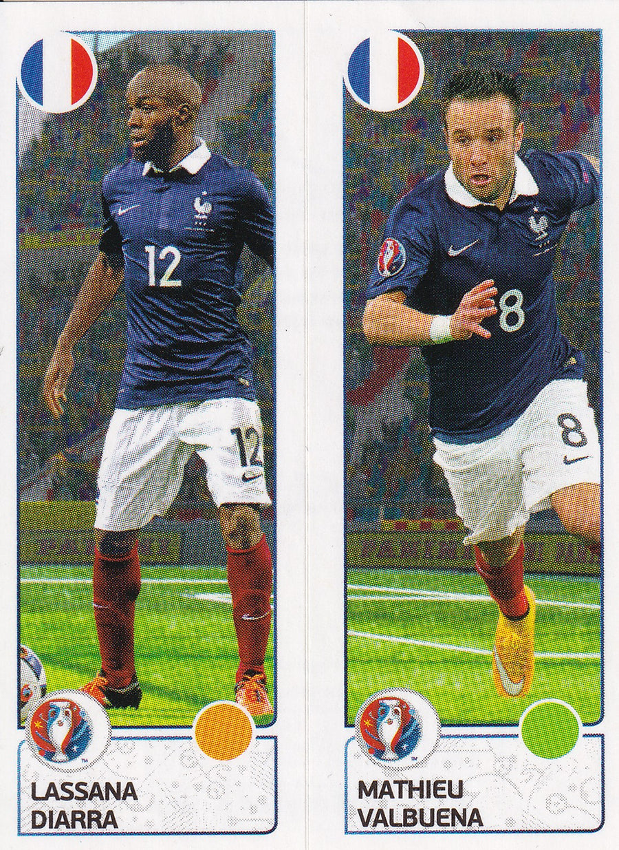 041. A-B. LASSANA DIARRE - MATHIEU VALBUENA - FRANCE
