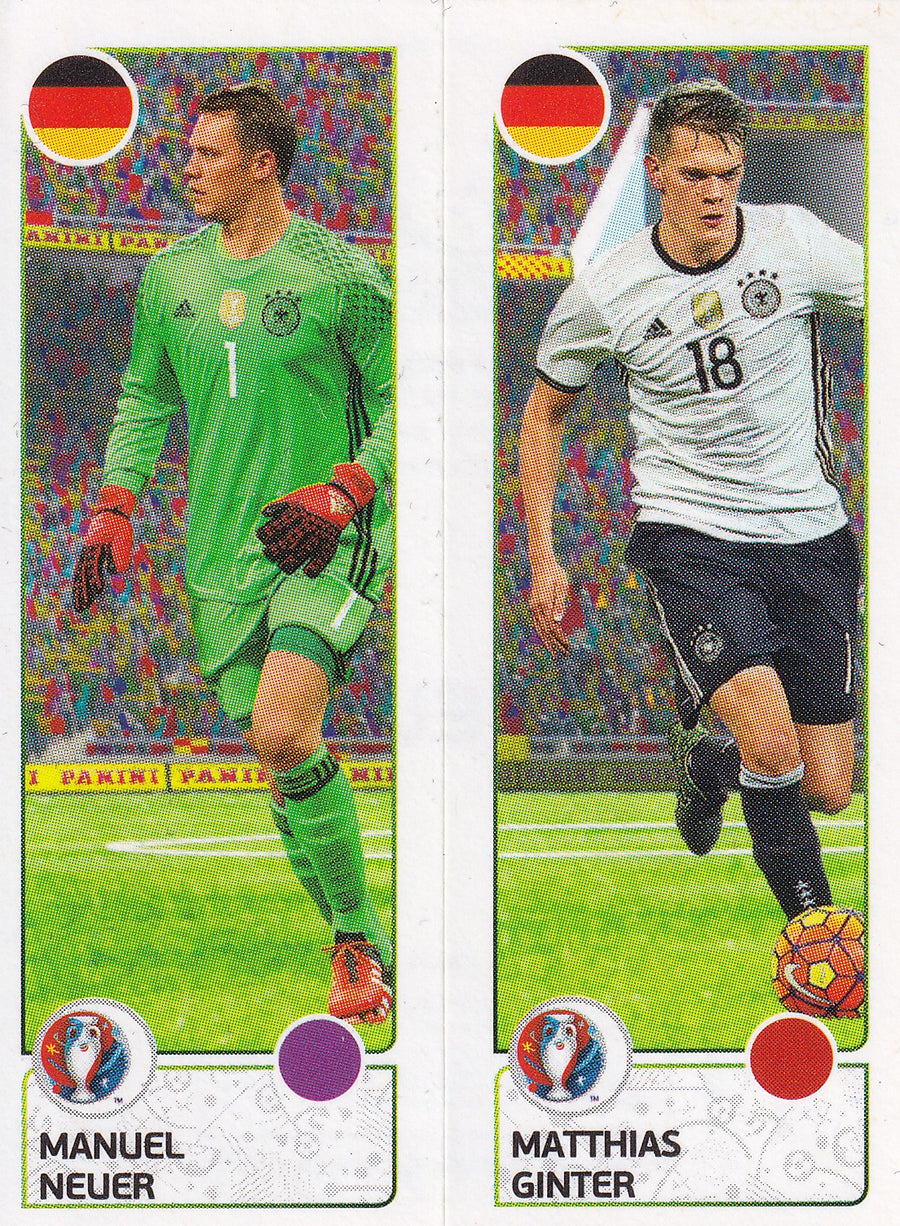 262. A-B. MANUEL NEUER - MATTHIAS GINTER - GERMANY