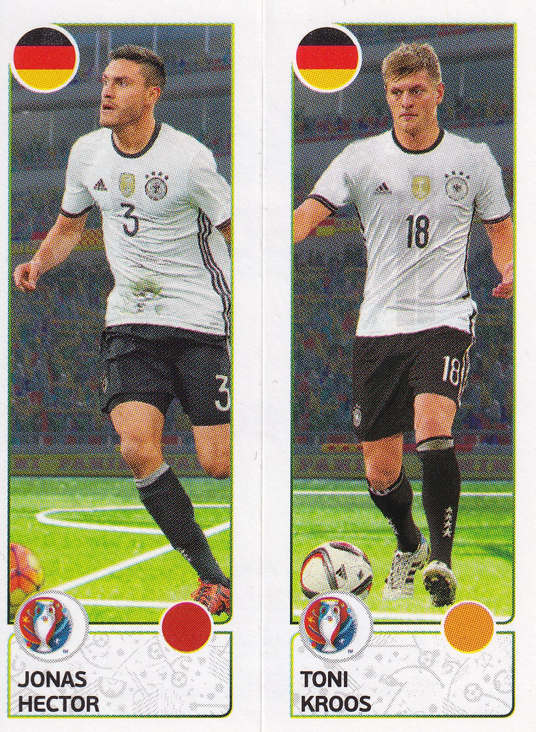 264. A-B. JONAS HECTOR - TONI KROOS - GERMANY