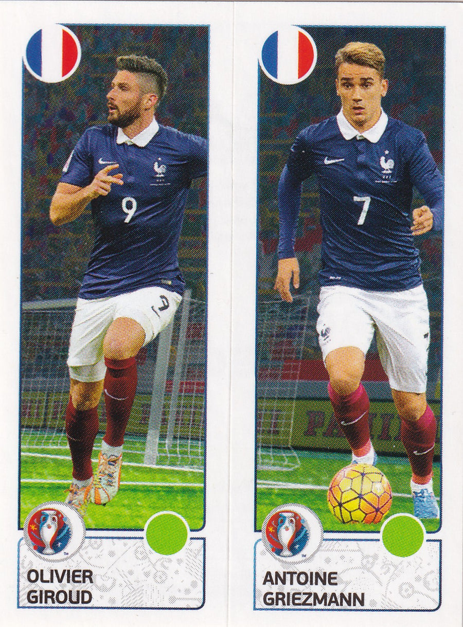 042. A-B. OLIVIER GIROUD - ANTOINE GRIEZMANN - FRANCE