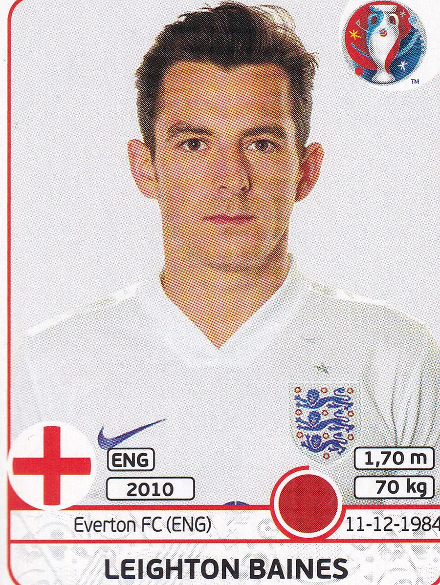 136. LEIGHTON BAINES - ENGLAND