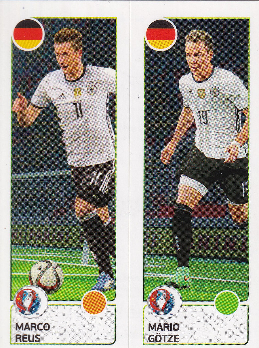 266. A-B. MARCO REUS - MARIO GÖTZE - GERMANY
