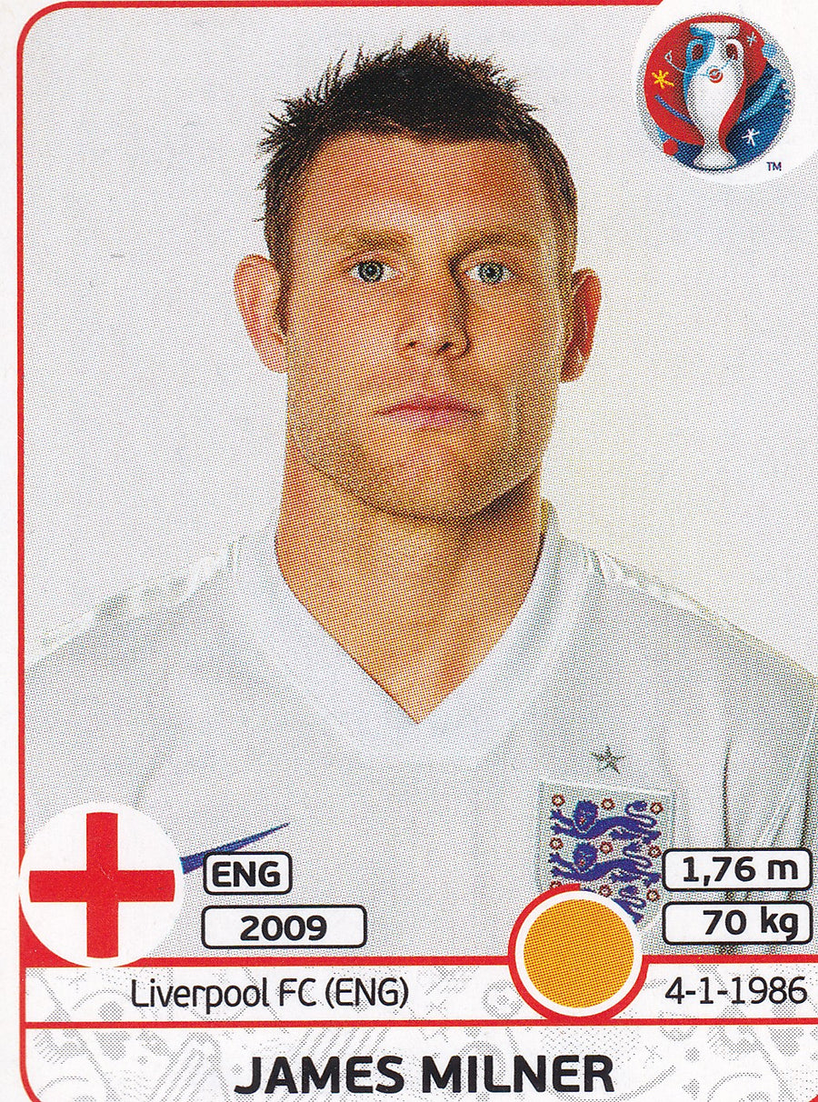 137. JAMES MILNER - ENGLAND