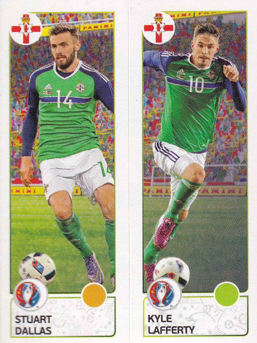 324. A-B. STUART DALLAS - KYLE LAFFARTEY - NORTHERN-IRELAND