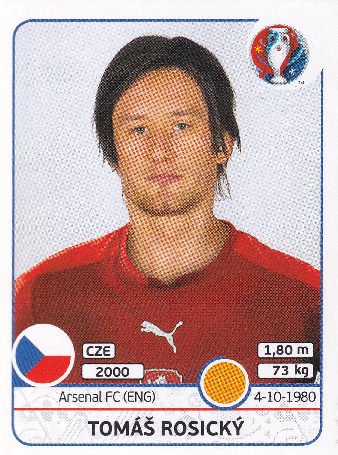 397. TOMAS ROSICKY - CZECH REPUBLIC