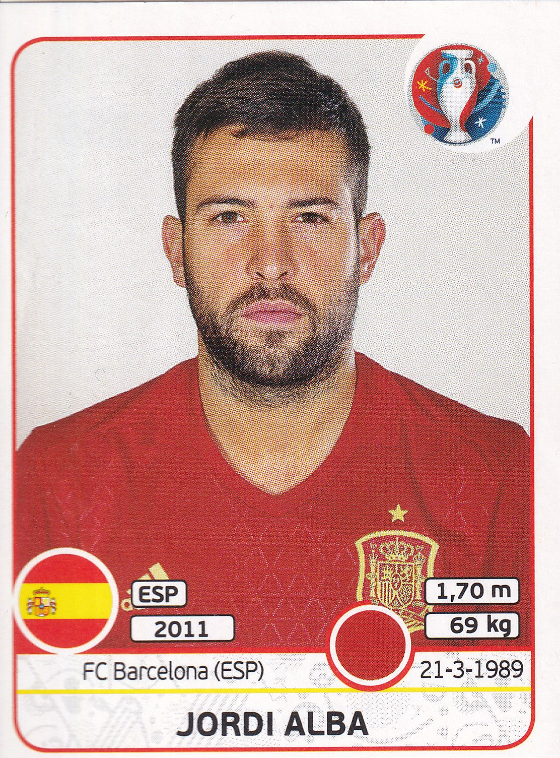 358. JORDI ALBA - ESPAÑA