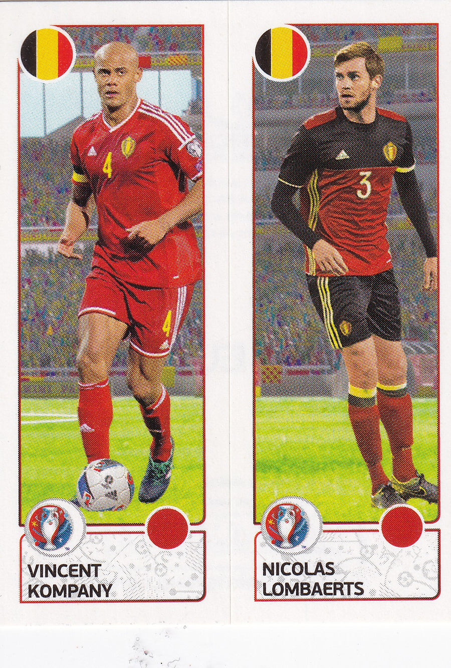 487. A-B. VINCENT KOMPANY - NICOLAS LOMBAERTS - BELGIUM