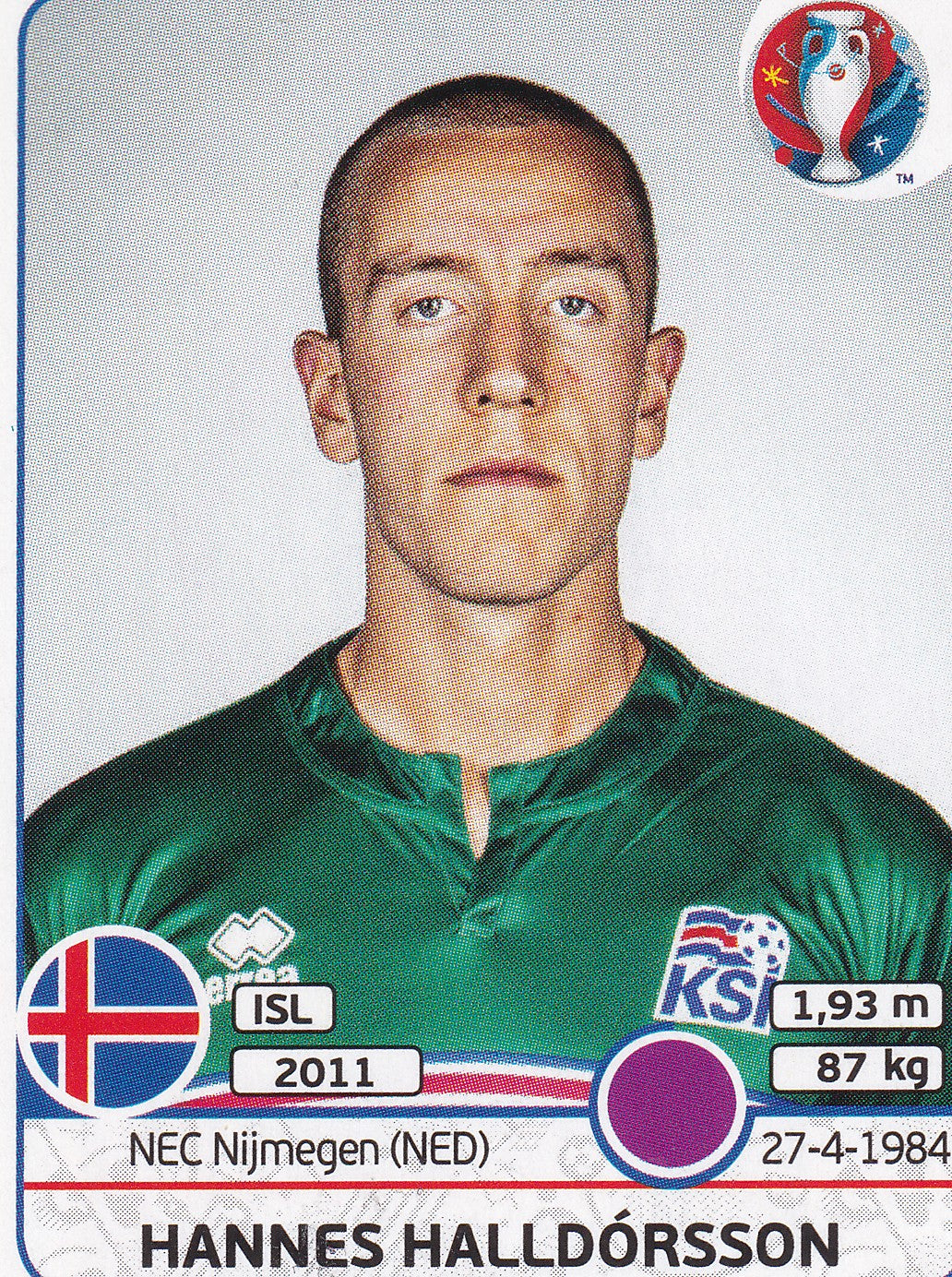 609. HANNES HALLDORSSON - ISLAND