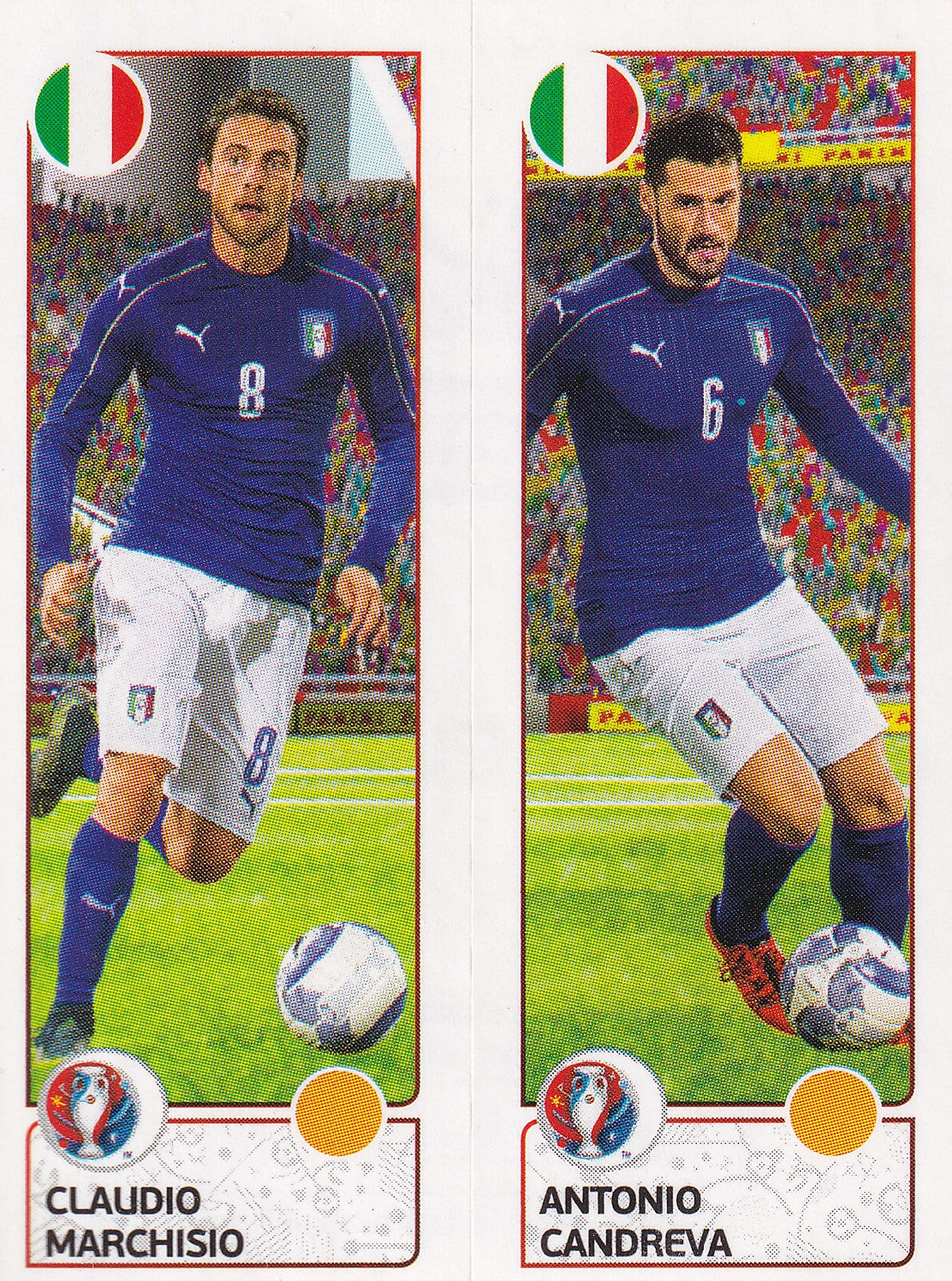 495. A-B. CLAUDIO MARCHISIO - ANTONIO CANDREVA - ITALY