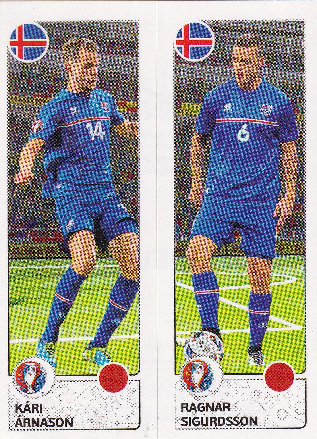 605. A-B. KARI ARNASON - RAGNAR SIGURDSSON - ISLAND