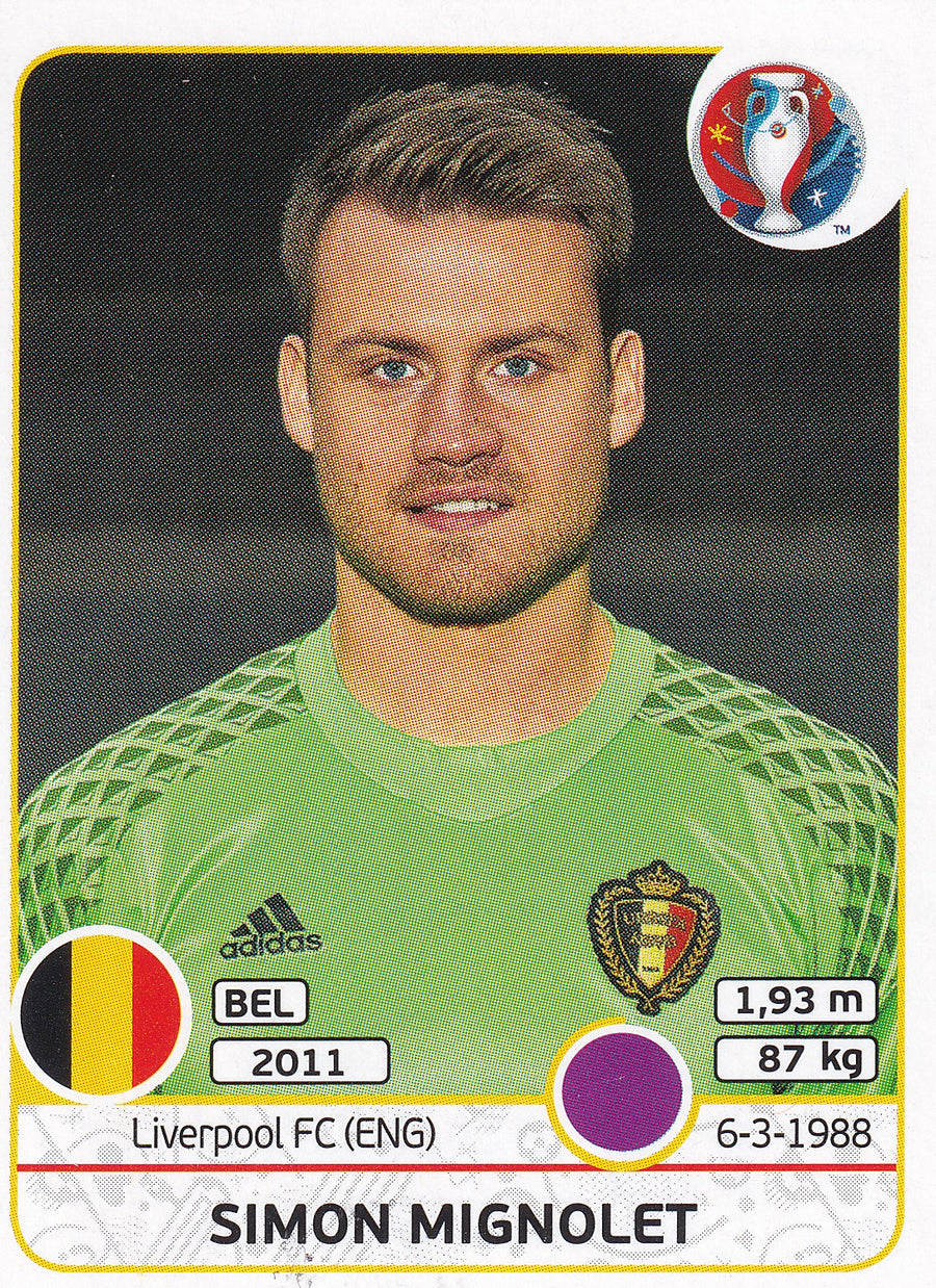 466. SIMON MIGNOLET - BELGIUM