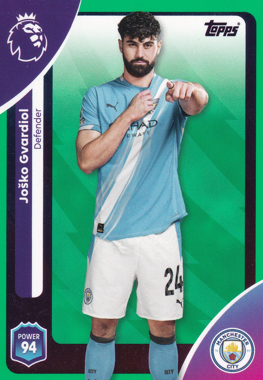 184. JOSKO GVARDIOL - MANCHESTER CIRY - GREEN PARALLELL