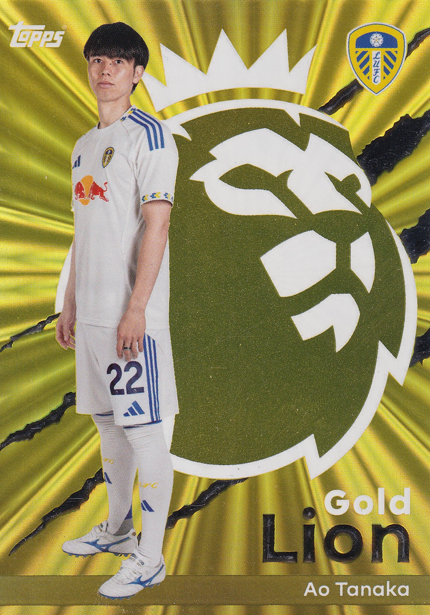 GL-20. AO TANAKA - LEEDS UNITED - GOLD LION