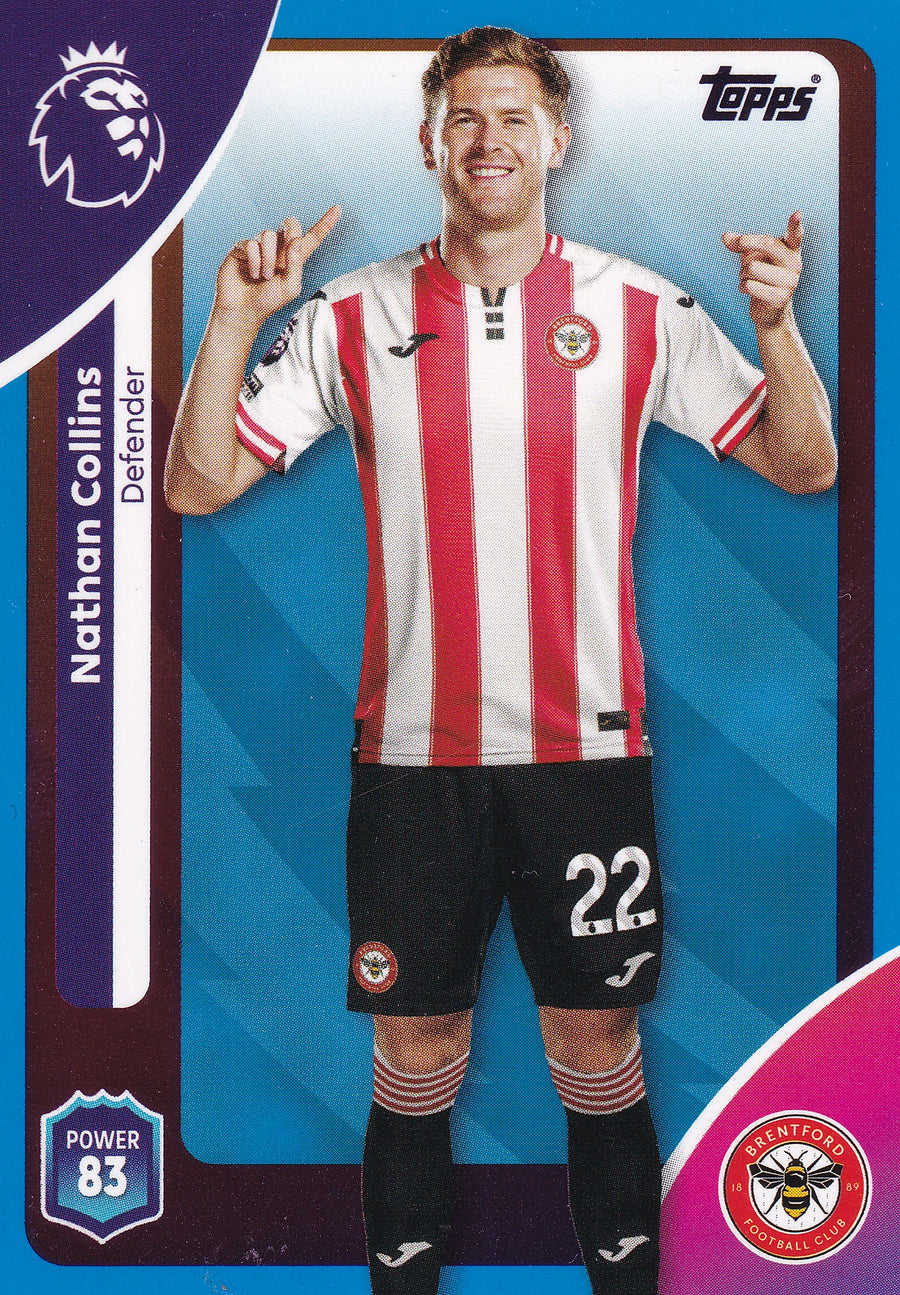 057. NATHAN COLLINS - BRENTFORD - BLUE PARALLELL