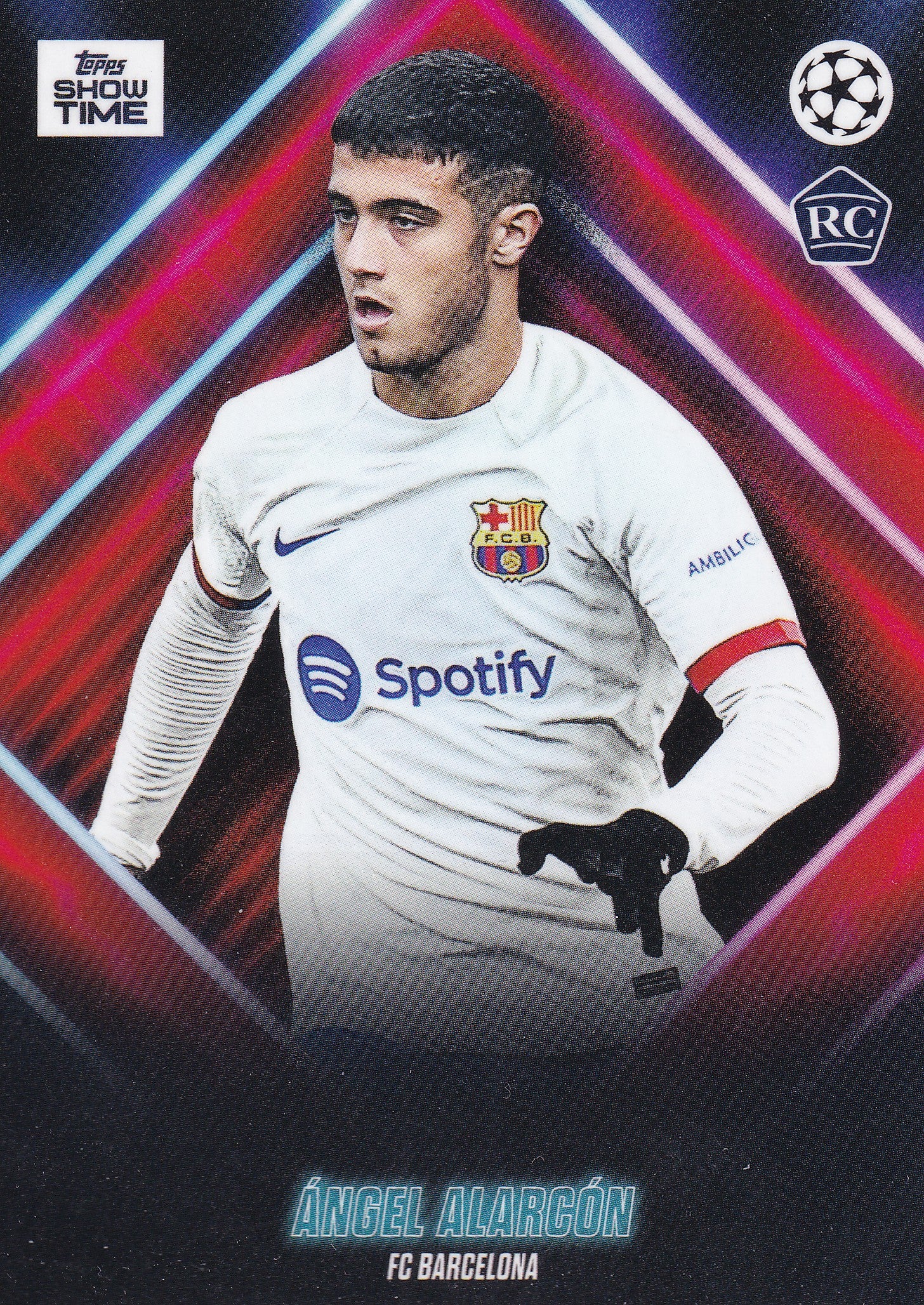 FC BARCELONA - ANGEL ALARCON - ROOKIE CARD