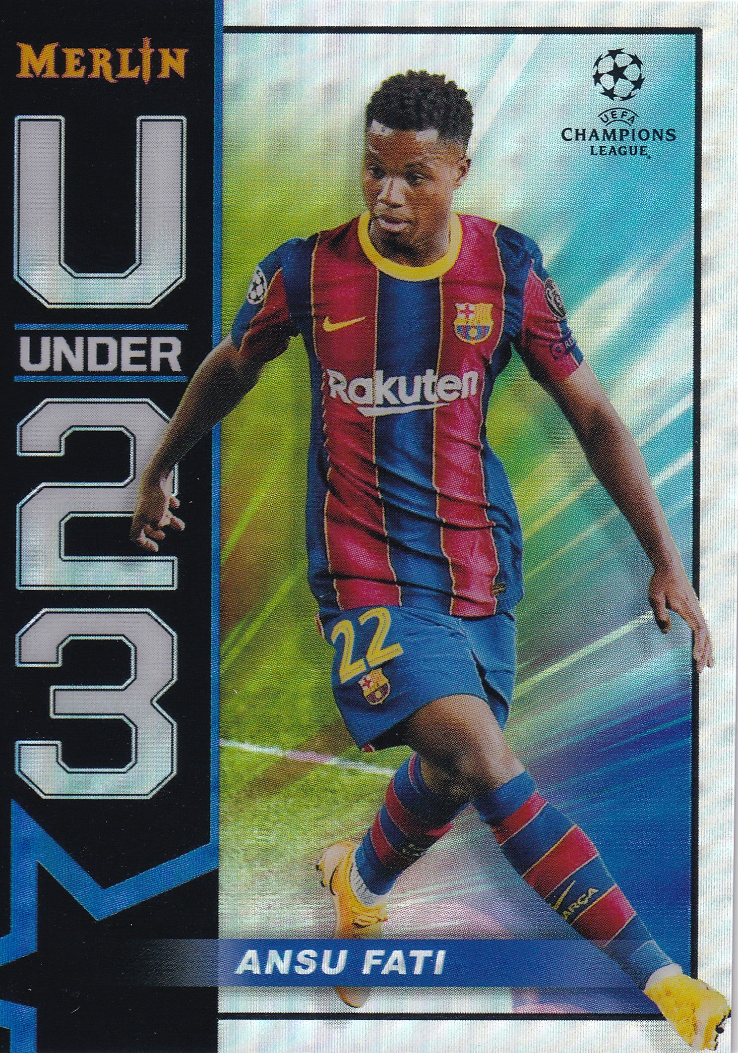 U23-AF. ANSU FATI - FC BARCELONA - UNDER 23 REFRACTOR
