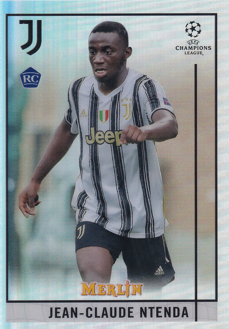 005. JEAN-CLAUDE NTENDA - JUVENTUS - ROOKIE CARD - REFRACTOR