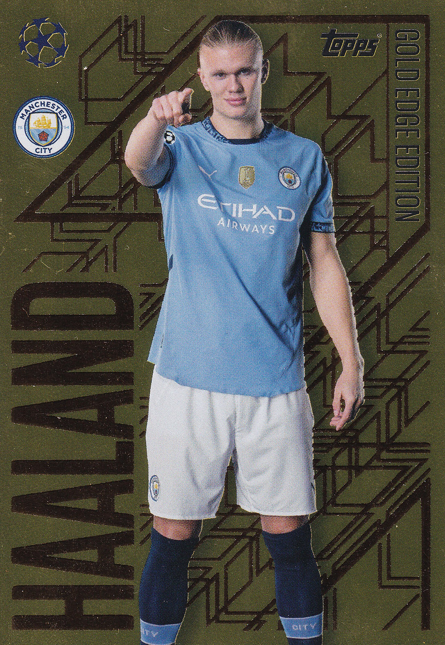 GE-2. ERLING HAALAND - MANCHESTER CITY  - GOLD EDGE EDITION
