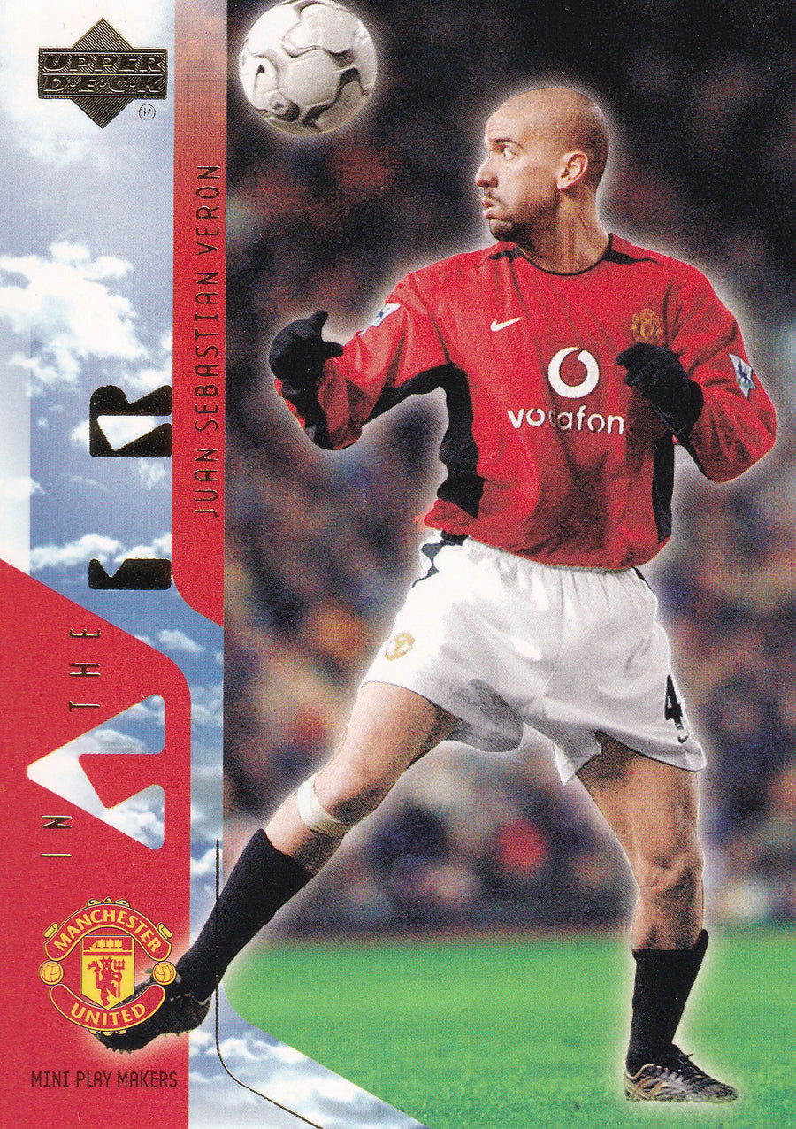 052. JUAN SEBASTIAN VERON - MANCHESTER UNITED - IN THE AIR