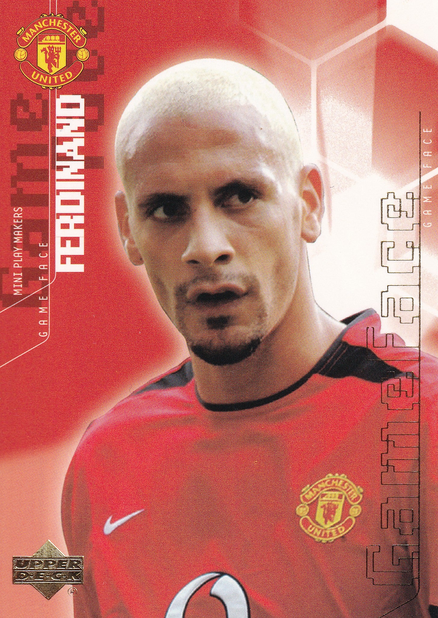 091. RIO FERDINAND - MANCHESTER UNITED - GAME FACE