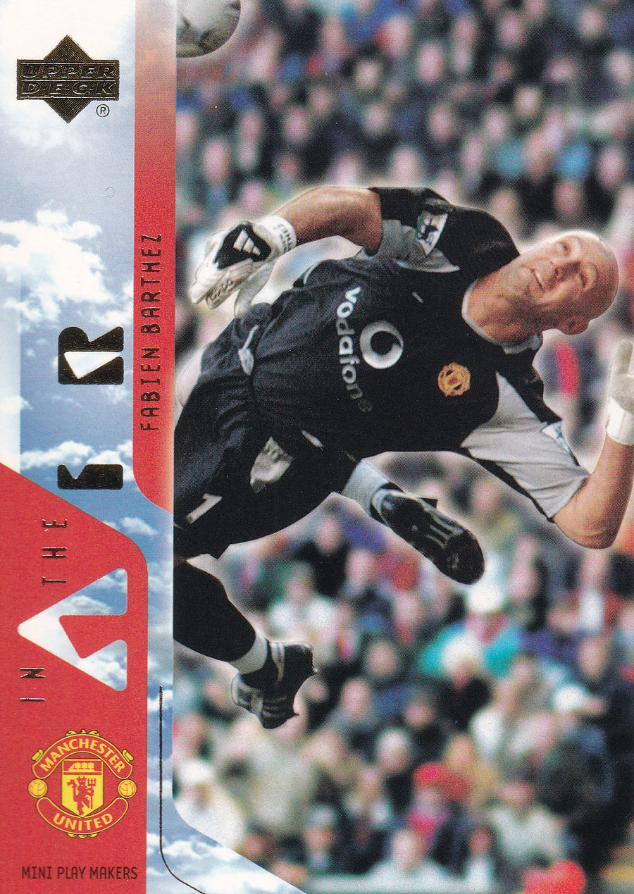 058. FABIEN BARTHEZ - MANCHESTER UNITED - IN THE AIR