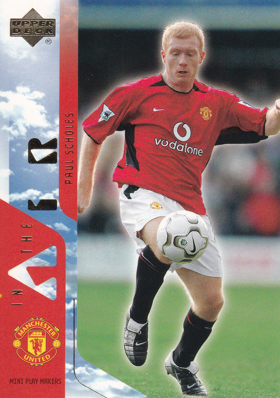049. PAUL SCHOLES - MANCHESTER UNITED - IN THE AIR