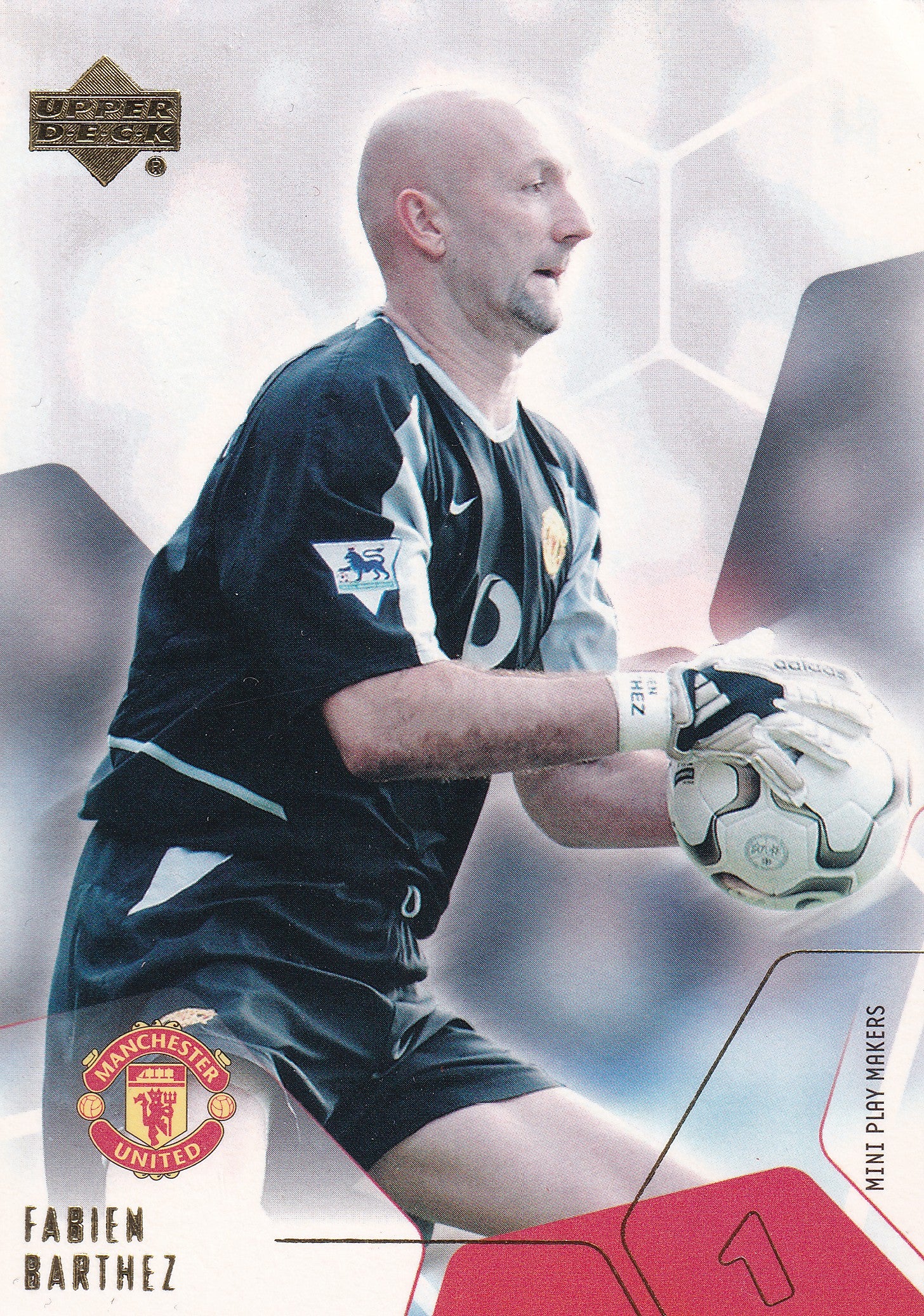001. FABIEN BARTHEZ - MANCHESTER UNITED
